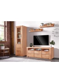 Home Affaire Wohnwand »Zara«, (Set, 4 St.), teilmassives Holz