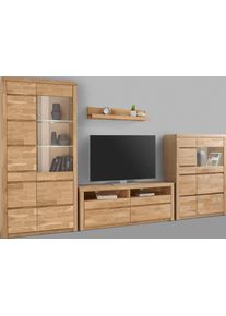 Home Affaire Wohnwand »Silkeborg«, (Set, 4 St.), teilmassives Holz