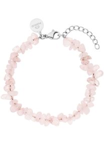 PURELEI Armband »Schmuck Geschenk Rose Quartz Armschmuck Armkette, 23381«, mit Rosenquarz