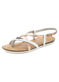 Vivance Zehentrenner Damen, rosegold / weiß, Größe 39