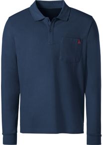 Catamaran Herren Langarm-Poloshirt dunkelblau
