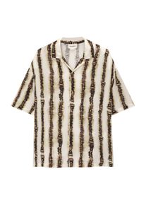 Pull&Bear Pull&bear Hemd Herren Gr&ouml;&szlig;e M beige / braun / hellbraun