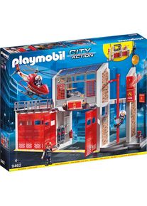 Playmobil® Konstruktions-Spielset »Große Feuerwache (9462), City Action«, Made in Germany bunt Spielbausteine