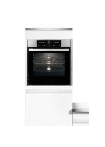 Neff Einbaubackofen »B45CR22N0«, N 70, B45CR22N0, mit Teleskopauszug nachrüstbar, easyClean, Slide&Hide® silberfarben Backöfen