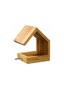 dobar green label Vogelhaus »Bauhaus III 16 x 19 x 22 cm Holz«, Holzart: Eiche (Europa)