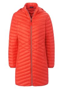 Daunen-Long-Steppjacke MYBC rot