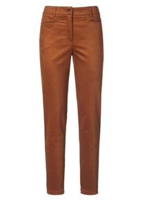 Slim Fit-Feincord-Hose Peter Hahn braun