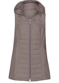 Damen Longweste taupe
