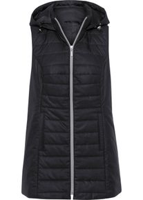 Damen Longweste schwarz