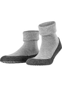 Falke Cosyshoe Hausschuhe - grau - Gr. 41-42 - Schurwolle/Polyamid
