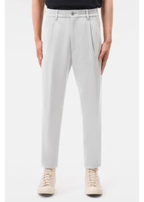 Drykorn CHASY Casual Hose mit Bundfalte in Lyocell-Baumwoll-Mix in off_weiß, Größe 32x34