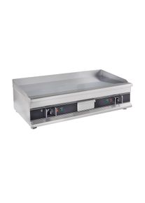 Elektro-Grillplatte Eco 998x398 glatt, verchromt - Tischgerät | Griddleplatte | Plancha Grill | Bratplatte, Gastronomie-Bedarf
