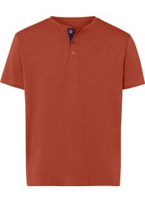 Herren Rundhals-Shirt rostrot