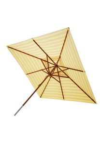 Messina Sonnenschirm Skagerak by Fritz Hansen B 300 x T 300 cm / Lemon/Sand/Strip