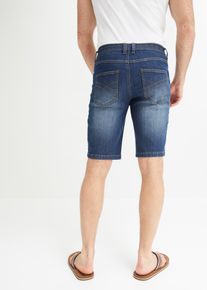 Stretch-Jeans-Bermuda Regular Fit in blau, Grösse 40, aus über 80% Baumwolle, bonprix
