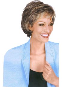 Damen Perücke Petra grau-blond
