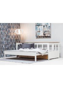 Home Affaire Daybett »"AIRA" Kinderbett, Gästebett, Skandi- Design, Schublade optional«, (FSC® zertifiziertes Massivholz),...