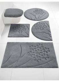Grund Witt Badematte, grau, Größe 45x50 cm - rechteckig, 100% Polyester
