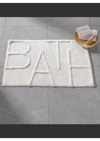 HEINE HOME Witt Badteppich, weiß, Größe 45x50 cm - rechteckig, 100% Baumwolle
