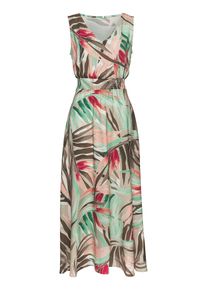 Vivance Sommerkleid Damen Gr&ouml;&szlig;e 36 dunkelbeige / dunkelbraun / mint / puder Winterkleid