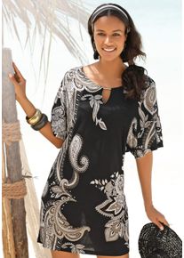 Lascana Witt Damen Jerseykleid, bedruckt, Gr&ouml;&szlig;e 32/34, 100% Viskose