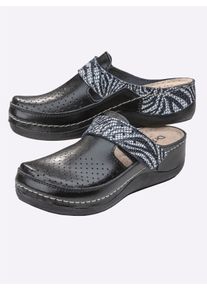 Witt Damen Clog, schwarz, Größe 41, 100% Rindsleder