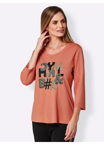 feel good Witt Damen Shirt, papaya, Gr&ouml;&szlig;e 48/50, 50% Baumwolle, 50% Modal