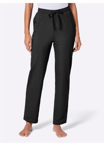 feel good Witt Damen Hose, schwarz, Größe 52/54, 95% Baumwolle, 5% Elasthan