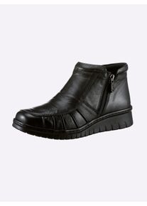 Witt Damen Stiefelette, schwarz, Größe 42, 100% Glattleder