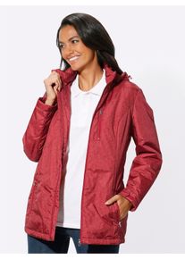 Witt Damen Funktionsjacke mit abnehmbarer Kapuze, rot-dunkelrot, Gr&ouml;&szlig;e 52, 100% Polyester. Wattierung: 100% Polyester