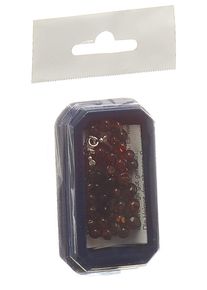 Amberstyle Bernsteinkette cognac dunkel 32cm mit Karabinerverschluss