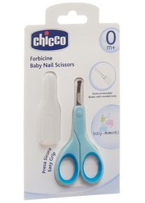 Chicco Babyschere mit Schutzkappe hellblau