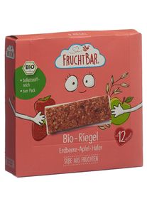 FruchtBar Riegel Bio Erdbeere Apfel Hafer