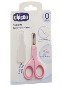 Chicco Babyschere mit Schutzkappe rosa