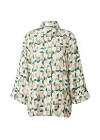 Inwear Bluse 'Beril' Damen Gr&ouml;&szlig;e S beige / dunkelbeige / gr&uuml;n / smaragd