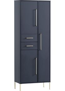 Welltime Garderobenschrank »Kent mit goldfarbenen Griffen«, Breite 67,1 cm, made in Germany