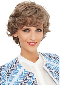 Damen Perücke Mona grau-blond