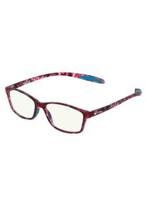 Lesebrille Kodak CF10000 | Damen | Fassung: Vollrand, Eckig, Kunststoff, Lila Havanna