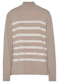 Lascana Pullover Damen Gr&ouml;&szlig;e XS/S ecru / cappuccino