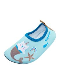 Playshoes Badeschuh M&auml;dchen Gr&ouml;&szlig;e 28/29 t&uuml;rkis / azur / braun / wei&szlig;
