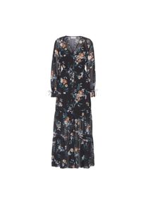 2ndday Blusenkleid Damen Gr&ouml;&szlig;e 36 beige / grasgr&uuml;n / orange / schwarz Winterkleid