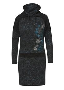 Koroshi Strickkleid Damen Gr&ouml;&szlig;e L mischfarben / schwarz