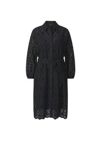 LANIUS Damen-Spitzenkleid Schwarz 40