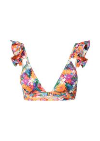 UnderProtection, Femmes Hauts de bikini 'LOTUS', beige / vert / orange / rose