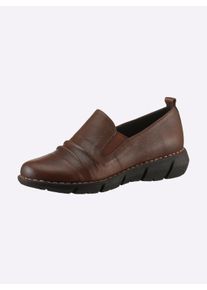 Witt Damen Slipper, cognac, Größe 36, 100% Glattleder