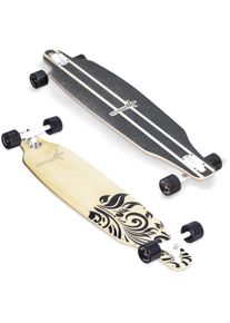 Muuwmi Longboard »Beach/Wood, ABEC 7«