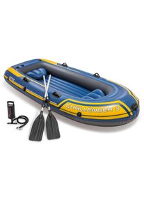 Intex Schlauchboot »Challenger 3«, (Set, mit 2 Paddeln und Luftpumpe)