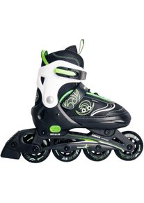 Muuwmi Inlineskates »Verstellbarer Kinderinliner grün, mit Protektoren und Tasche«