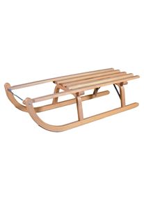 Ress Rodelschlitten Davoser Form 90cm Schlitten - braun - Gr. Einheitsgröße