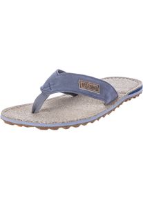 Doghammer Eidaxal Zehentrenner Damen - blau - Gr. 39 - Leder